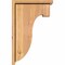 Ekena Millwork Del Monte Smooth Corbel w/Backplate, Western Red Cedar, 7 1/2"W x 14"D x 22"H COR08X14X22DEL01SWR - alternate 2